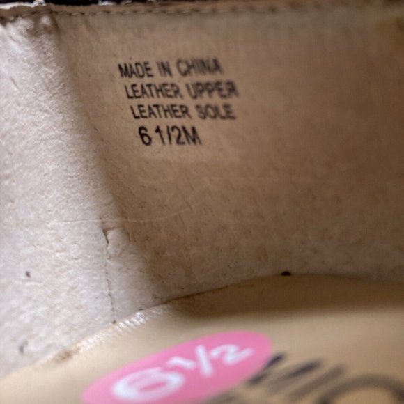 Michael Kors Brown Leather Round Toe Platform Chunky Heels Pumps 6.5M - Picture 10 of 10